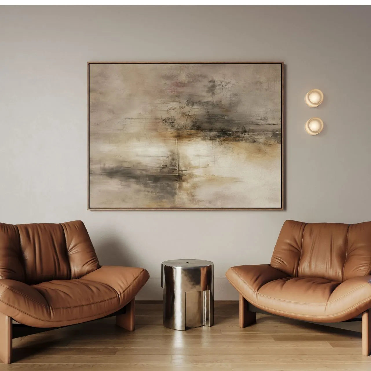 Framed Canvas “Light Within Matter” Artwork