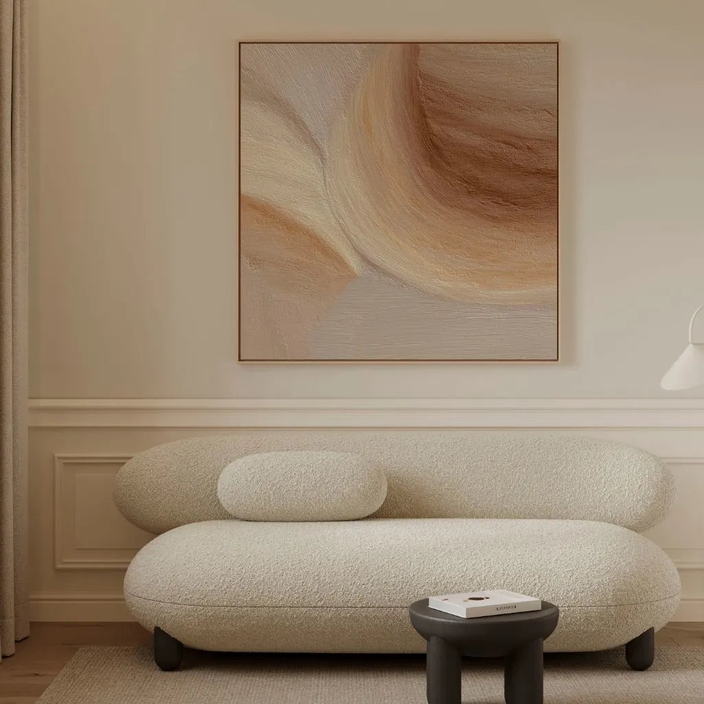 Framed Canvas Print Organic Abstract