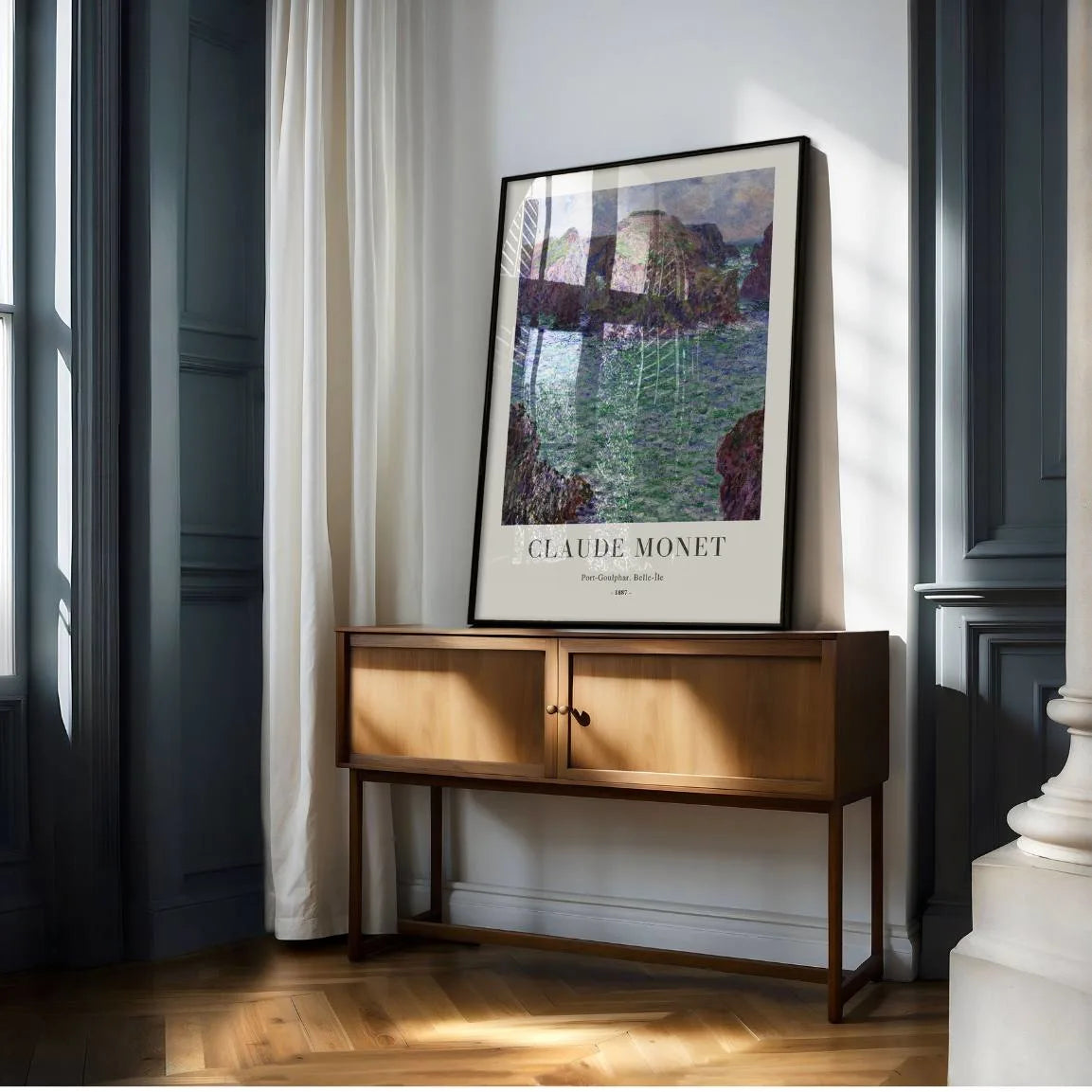 Claude Monet Port-Goulphar Belle-Île Poster