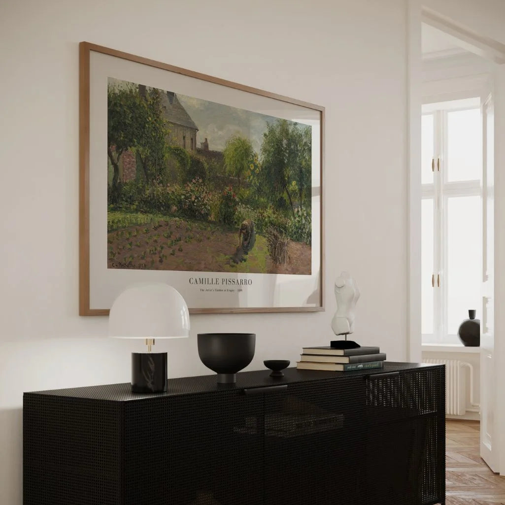 Pissarro Artist’s Garden at Eragny Poster