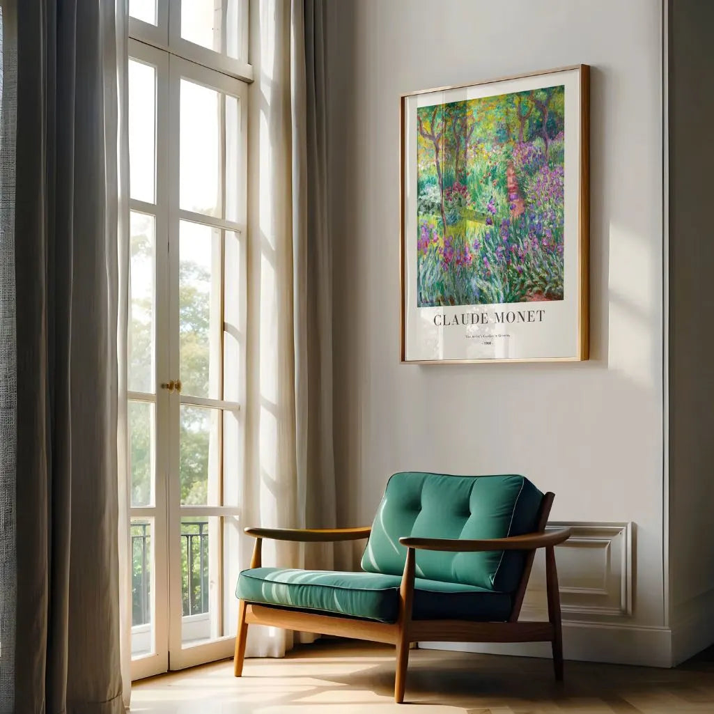 Claude Monet The Artist’s Garden in Giverny Poster