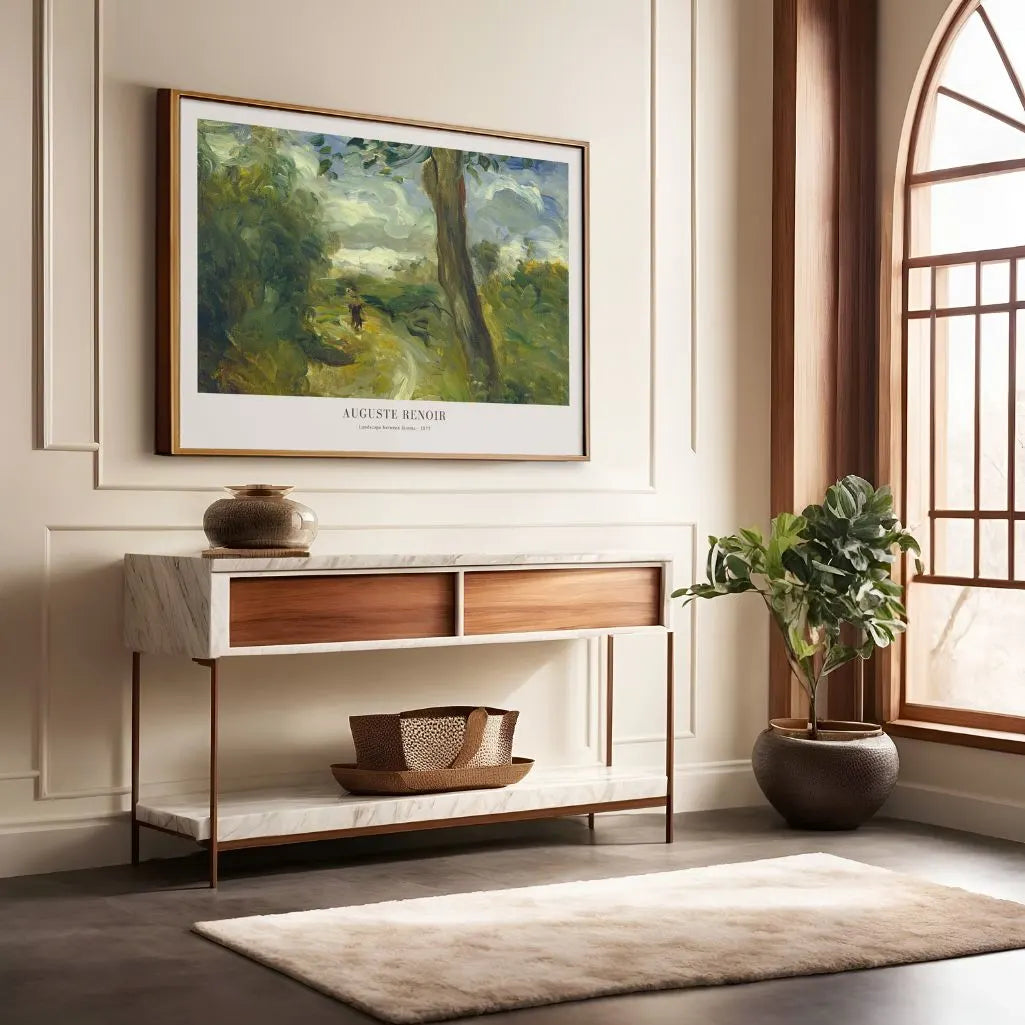 Auguste Renoir After-Storm Landscape Poster