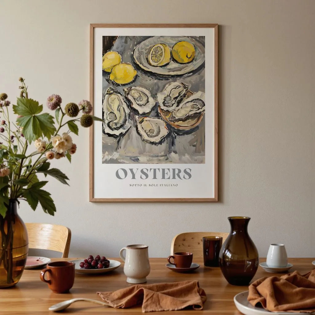 Oysters & Lemons Classic Poster