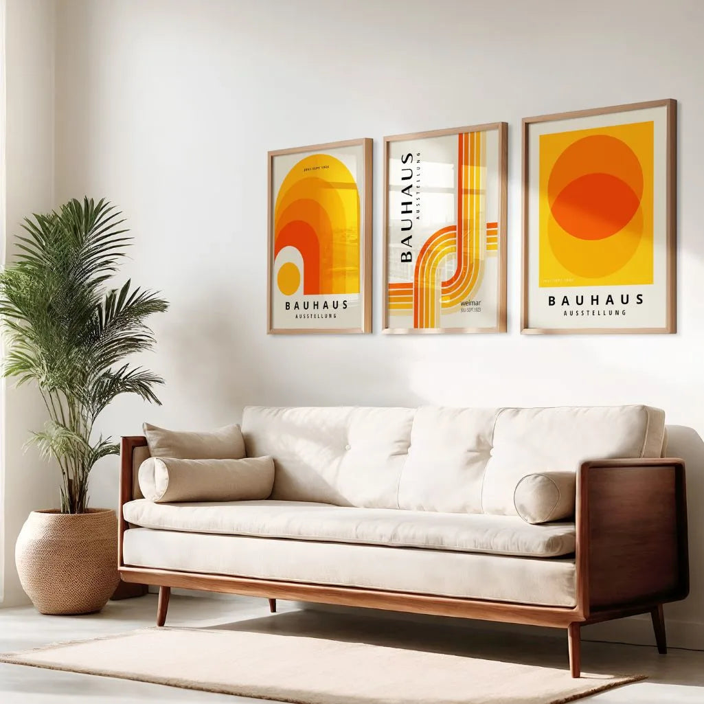 Form Energy Bauhaus Poster Set of 3