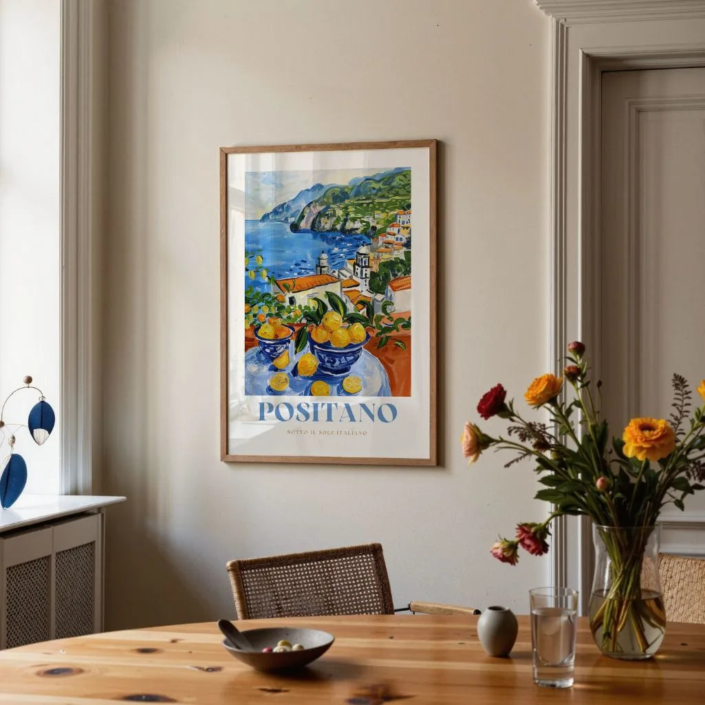 Positano Lemons Poster