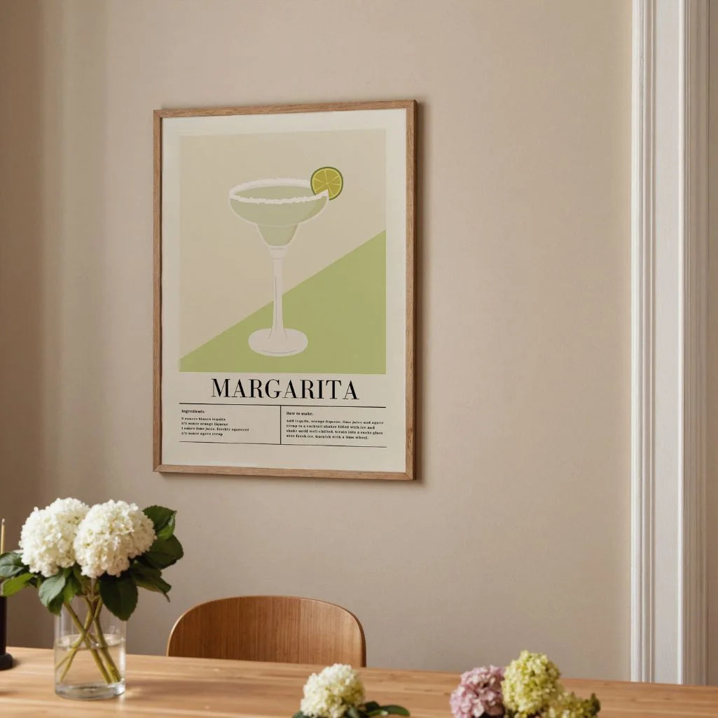 Margarita Cocktail Poster