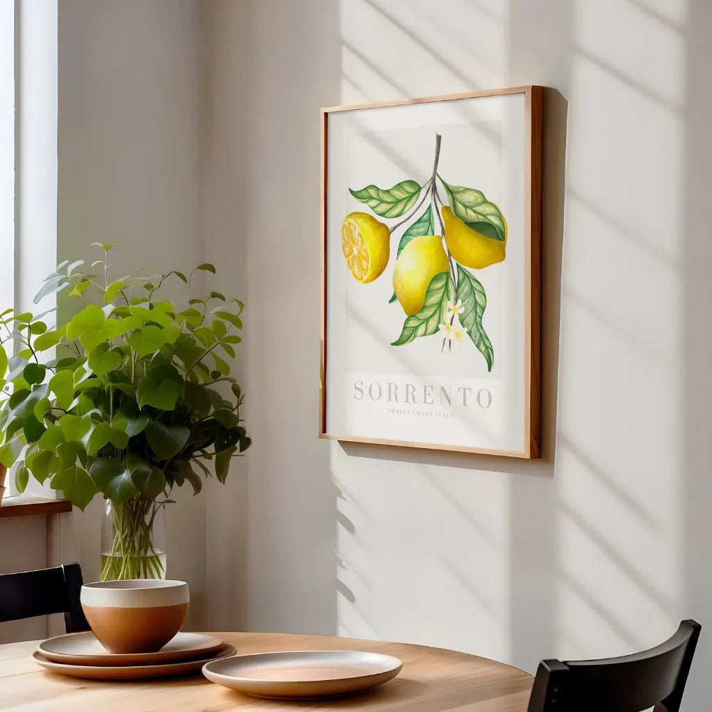 Sorrento Lemon Poster
