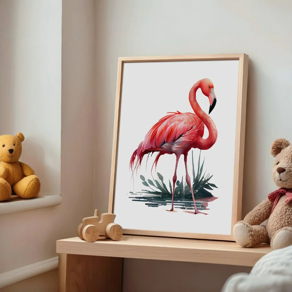 Pink Flamingo Poster