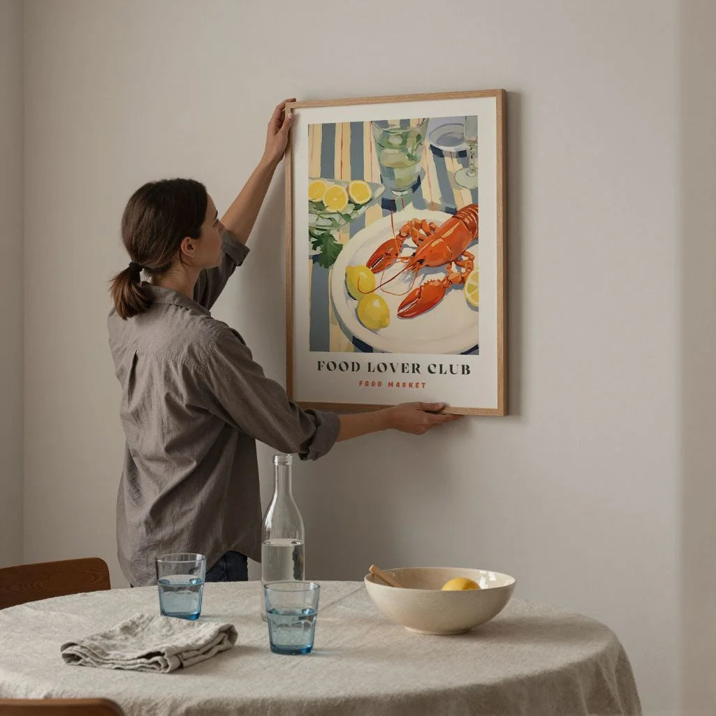 Lobster & Lemons Poster