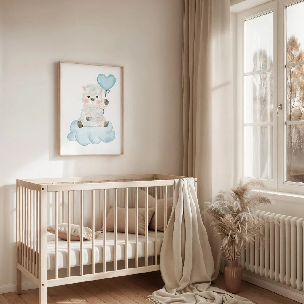 Lamb On A Cloud Poster