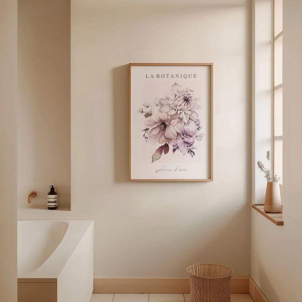 Pastel Watercolour Bouquet Poster