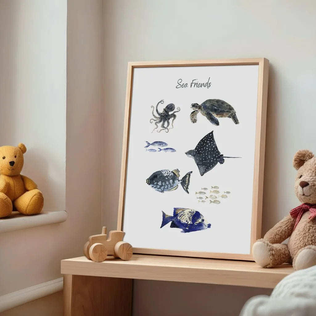 Sea Friends Poster
