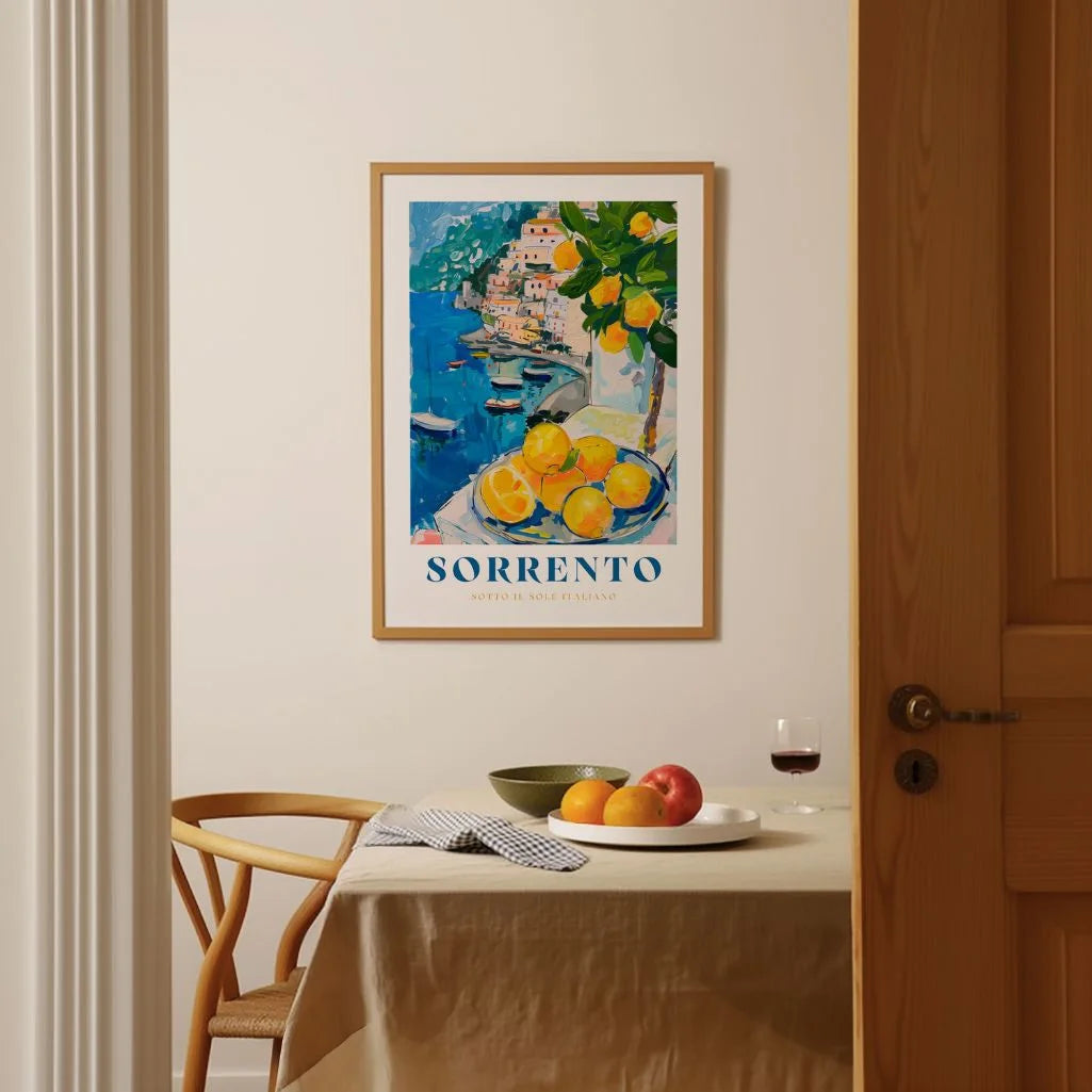 Sorrento Coast Lemon Poster