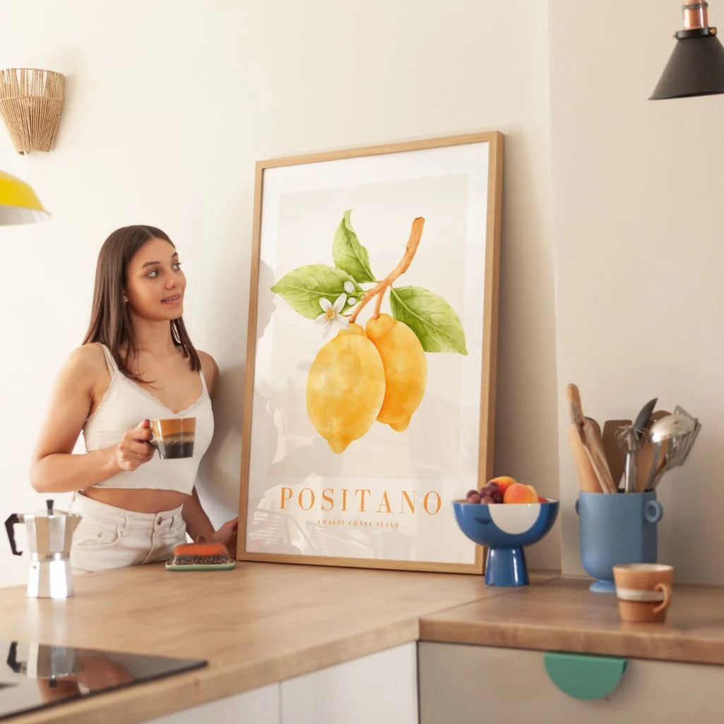 Positano Limoni Poster