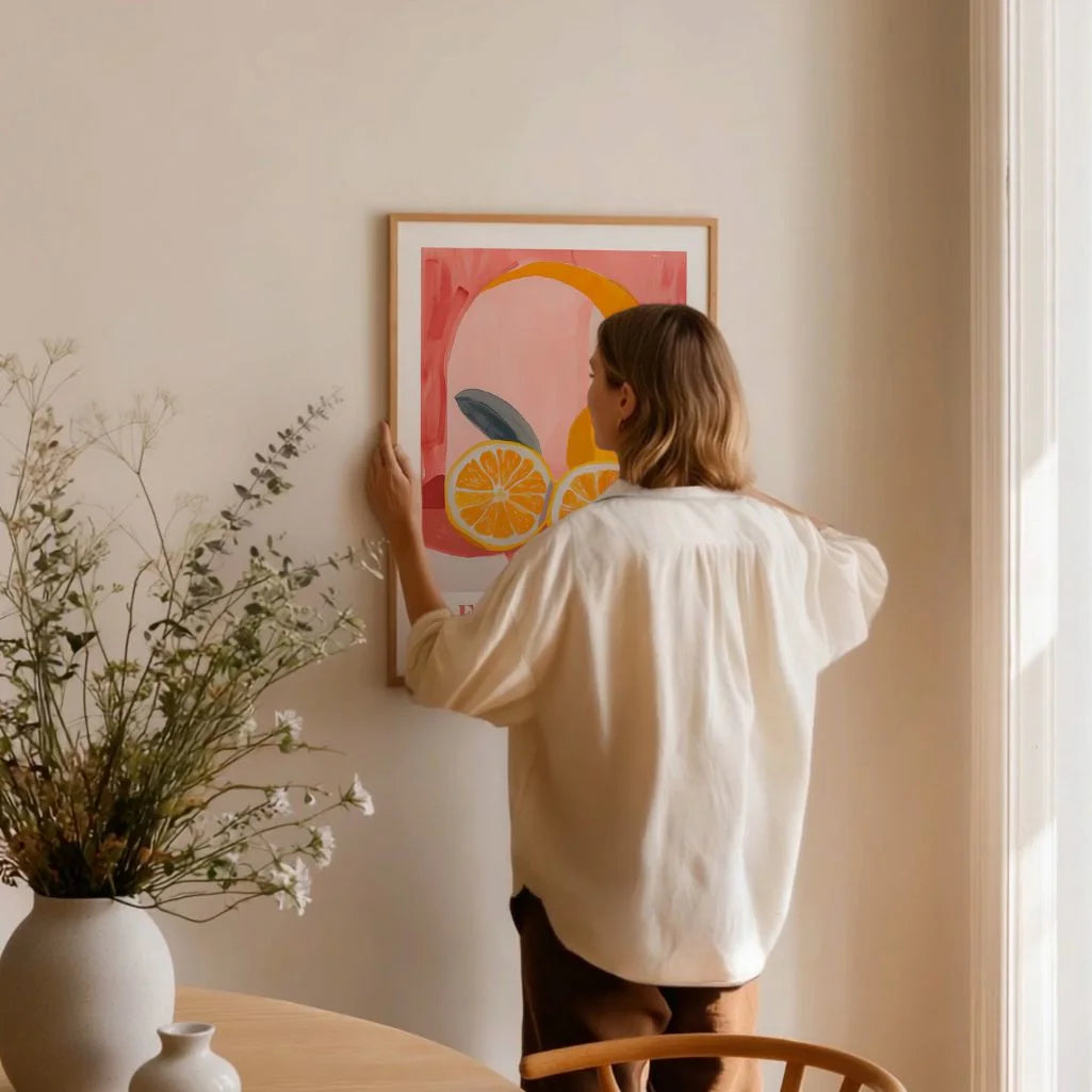 Les Agrumes Rosa Citrus Poster