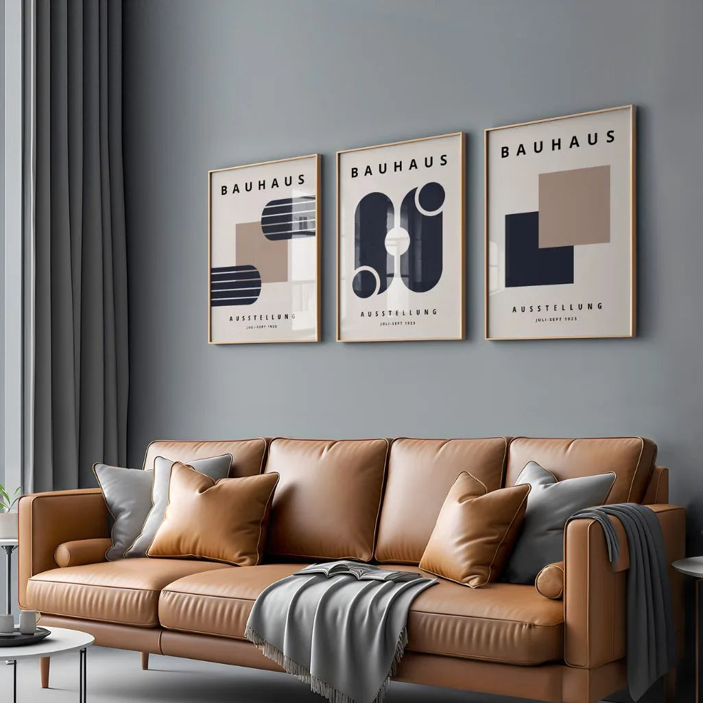 Bauhaus Weimar Plane Balance Set of 3 Posters