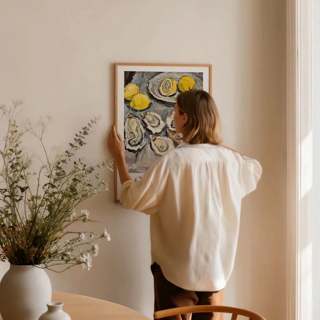 Oysters & Lemons Classic Poster