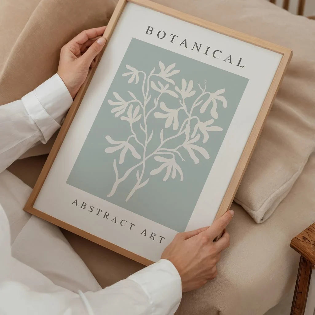 Abstract Botanical Branch Poster
