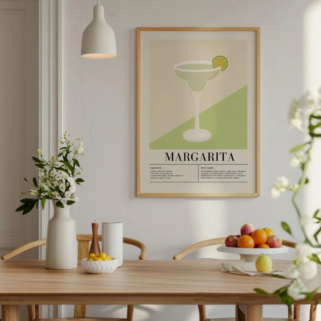 Margarita Cocktail Poster