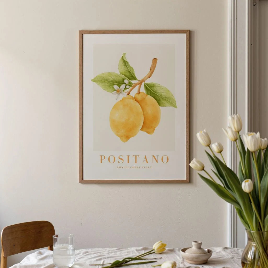 Positano Limoni Poster