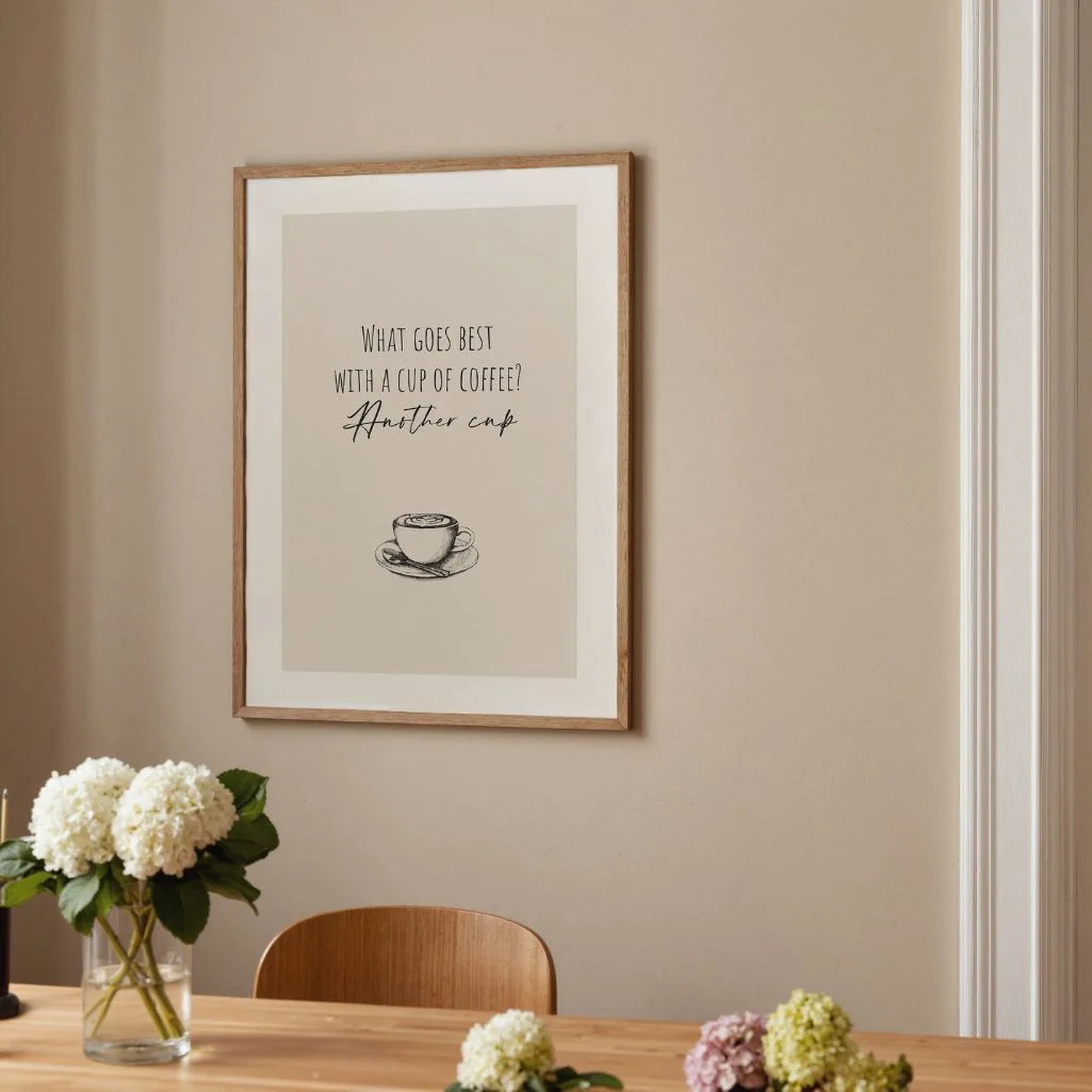 Coffee Quote Poster