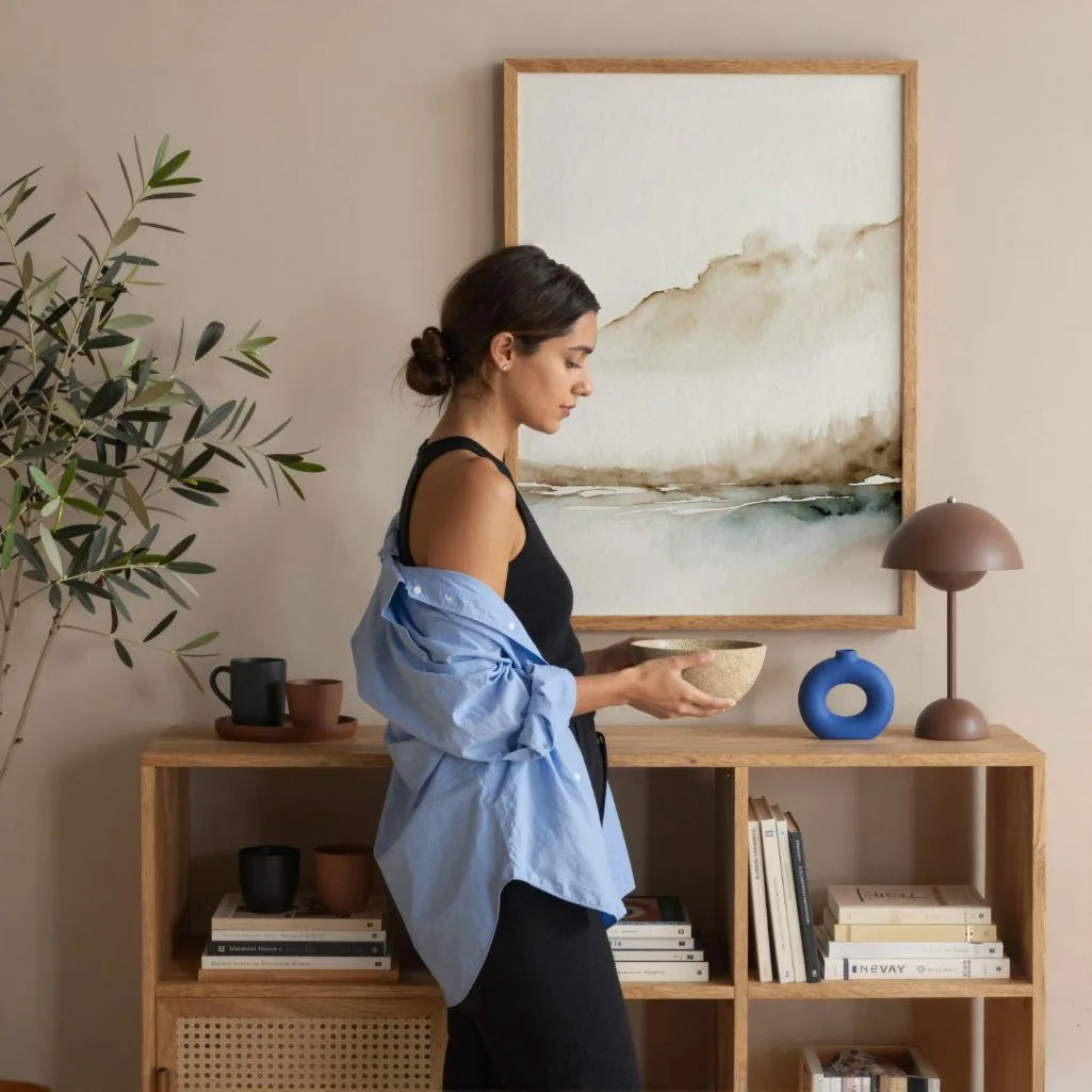 Misty Watercolour Space Poster