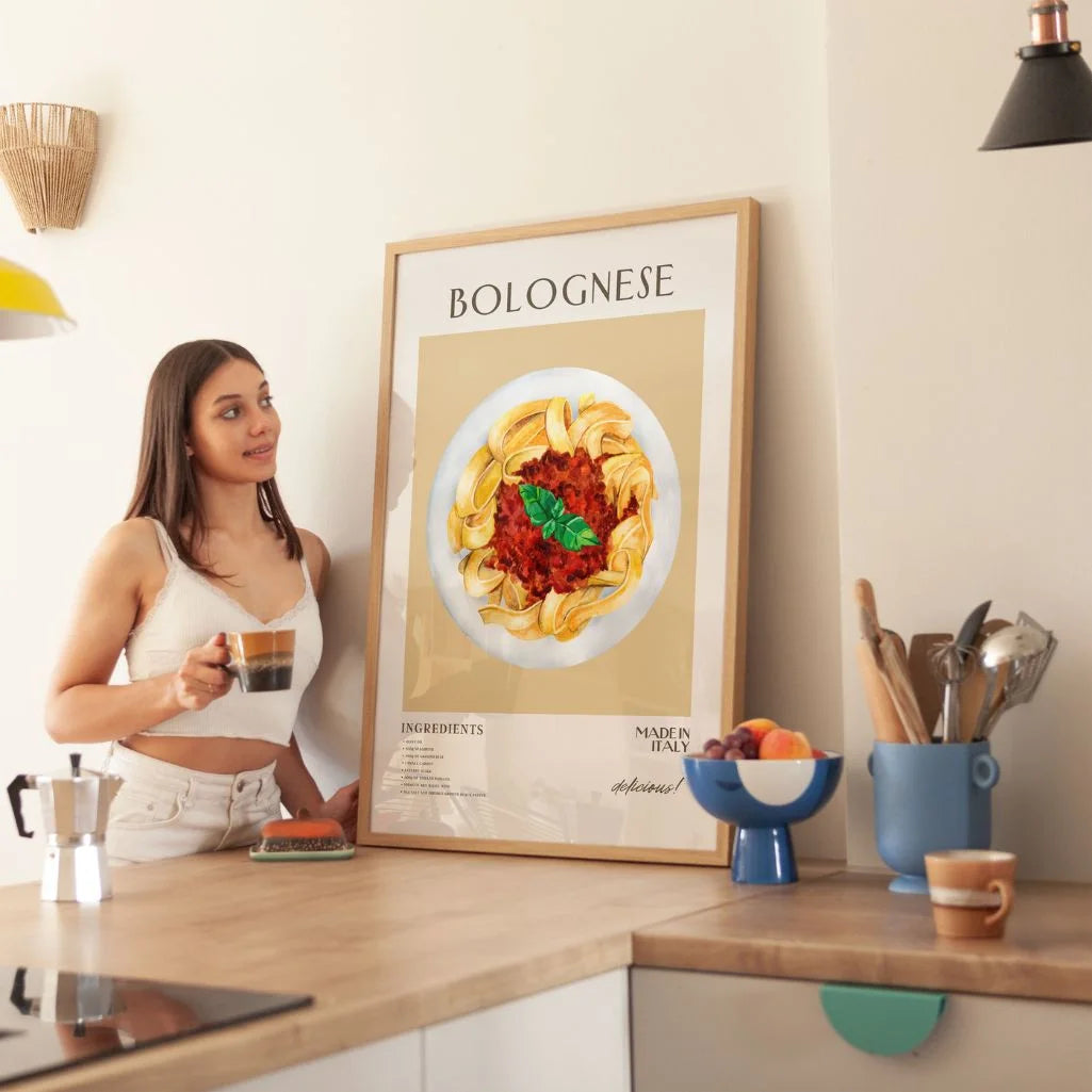 Tagliatelle Bolognese Poster