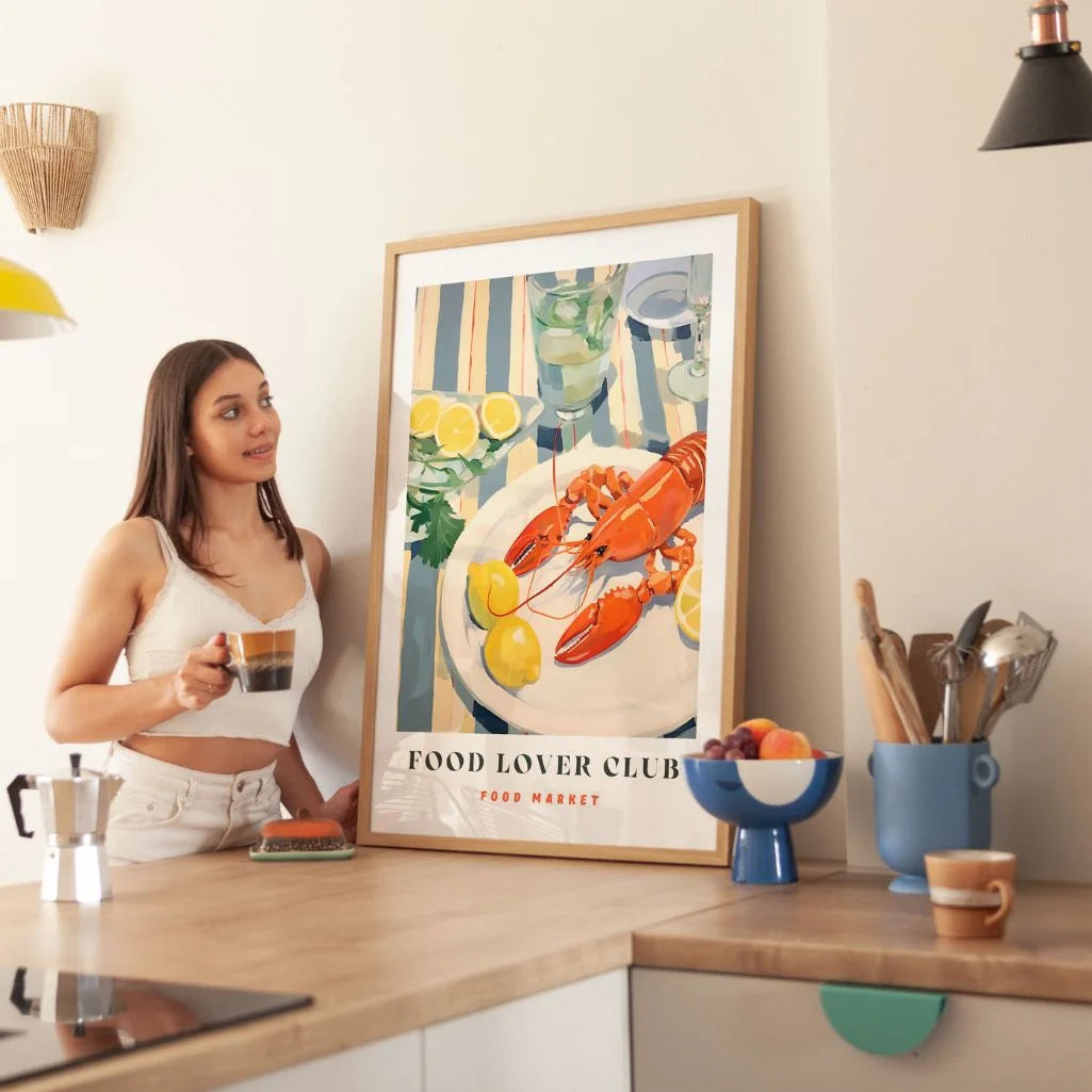 Lobster & Lemons Poster