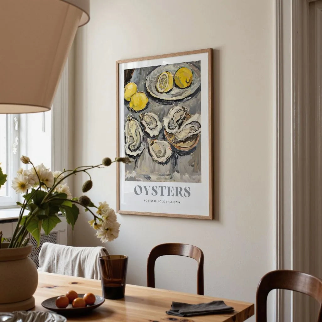 Oysters & Lemons Classic Poster