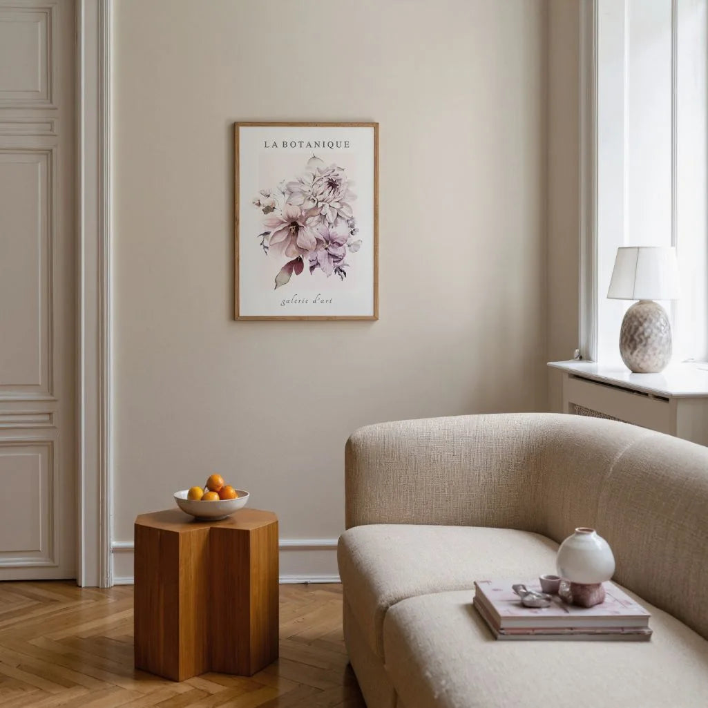 Pastel Watercolour Flowers Poster