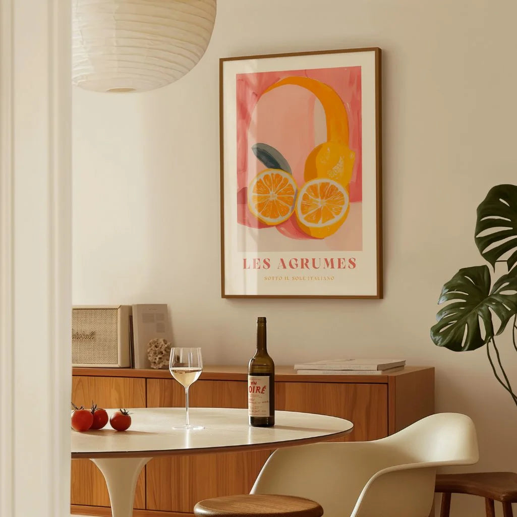Les Agrumes Rosa Citrus Poster