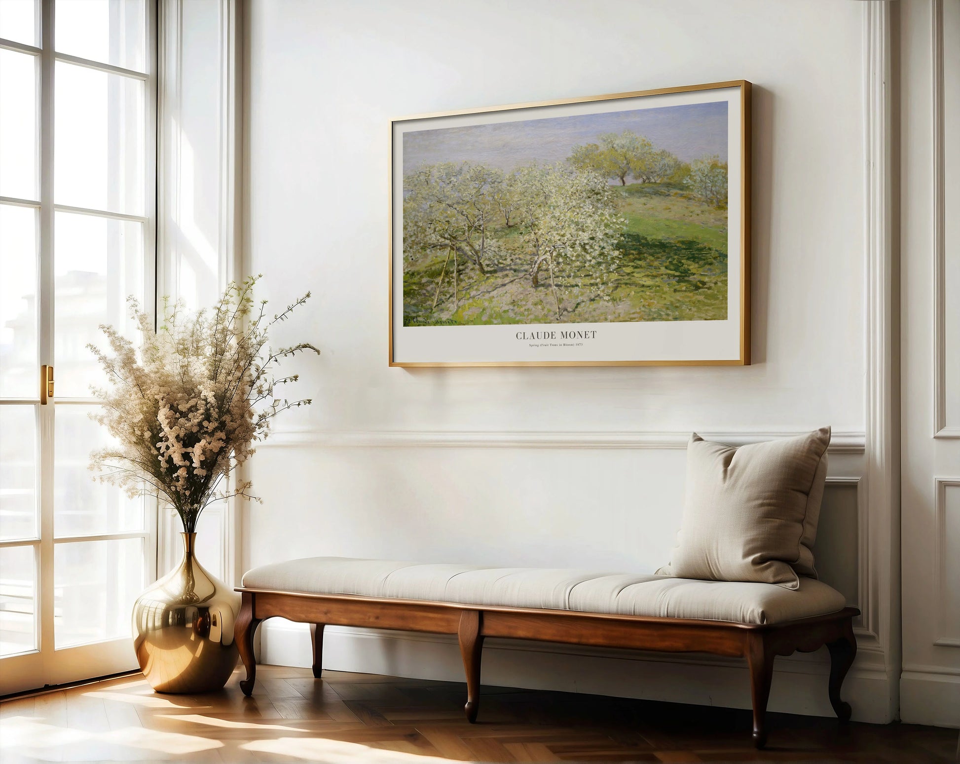 Claude Monet Spring Fruit Trees Poster