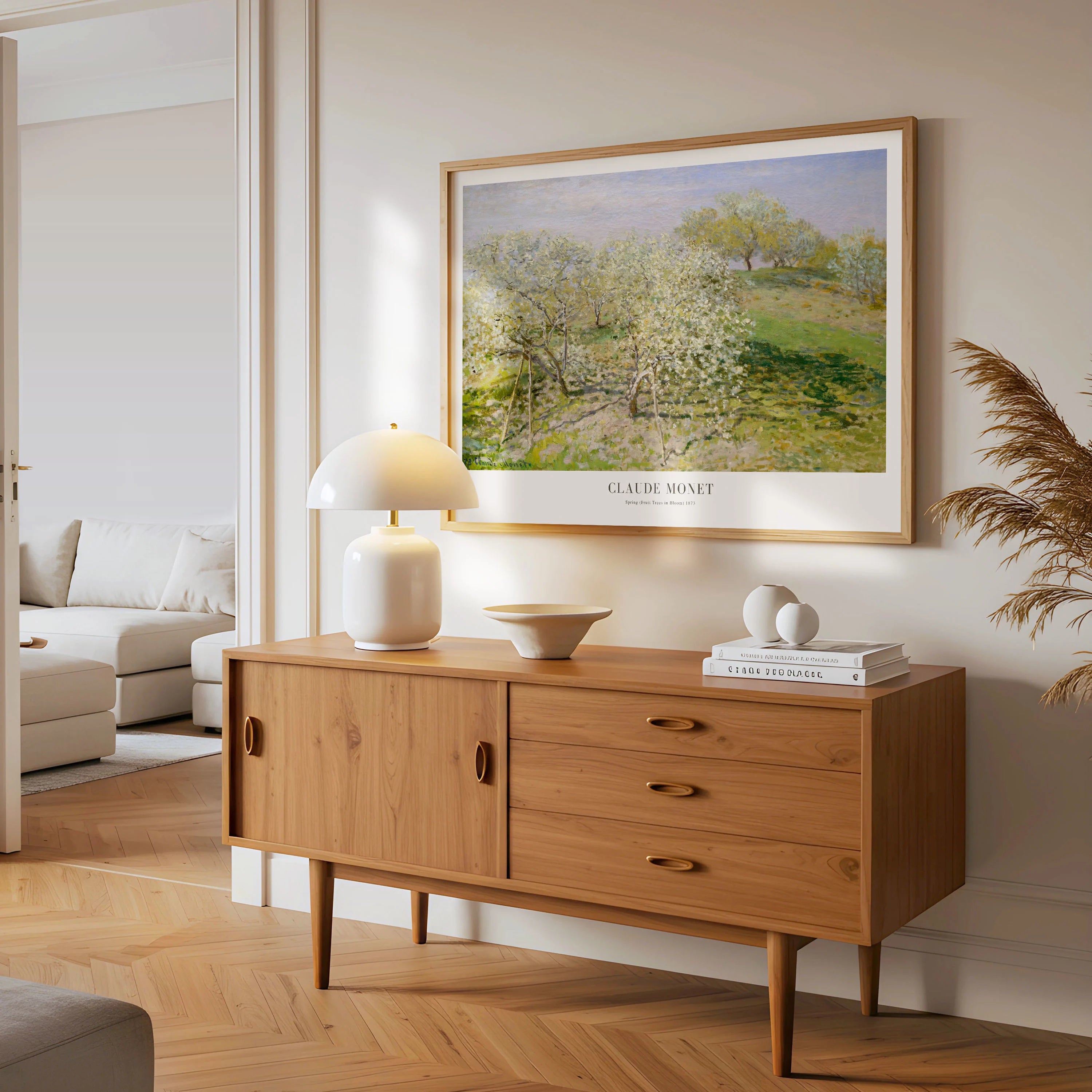 Claude Monet Spring Fruit Trees Poster