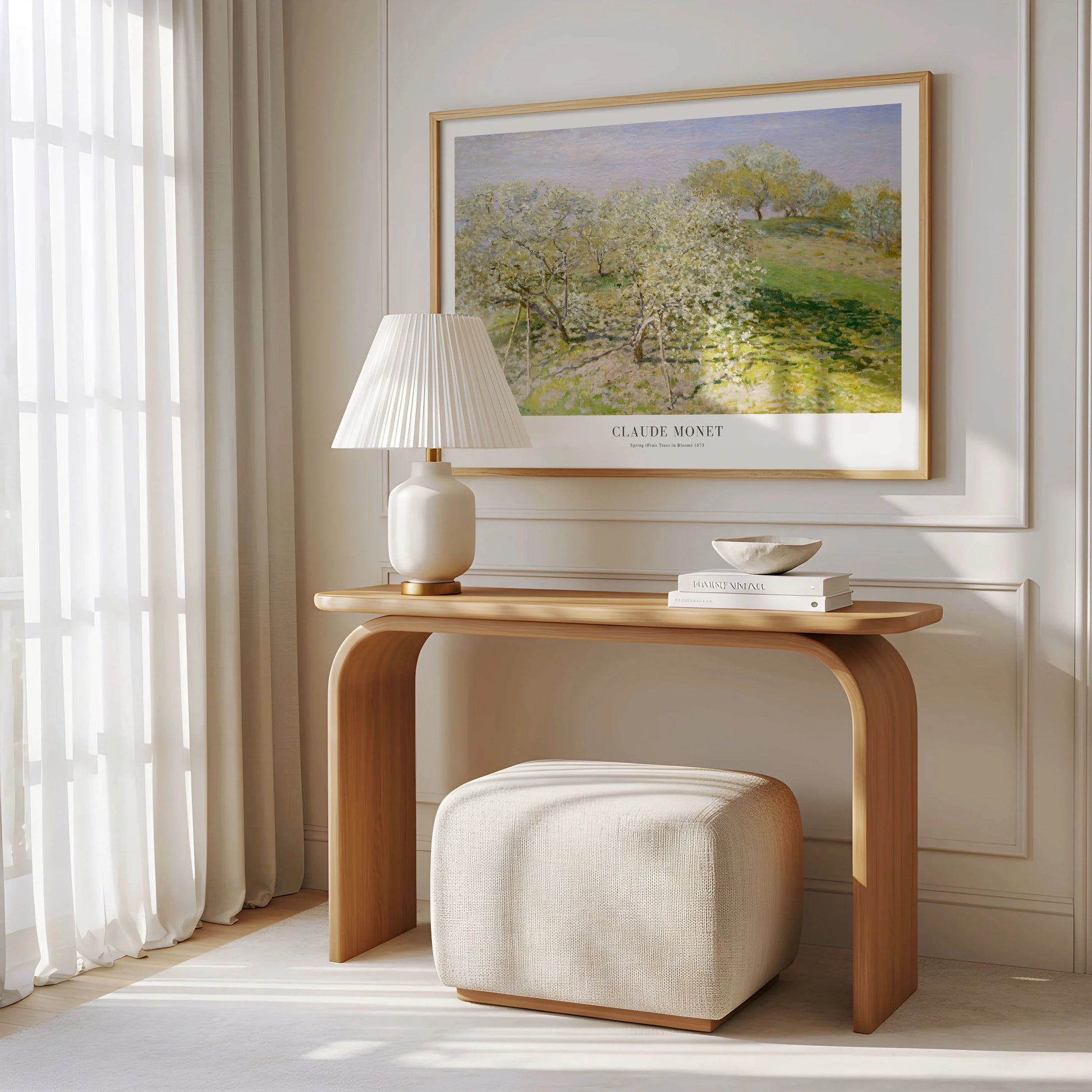 Claude Monet Spring Fruit Trees Poster