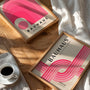 bauhaus pink geometric poster detail