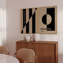 bauhaus poster living room decor