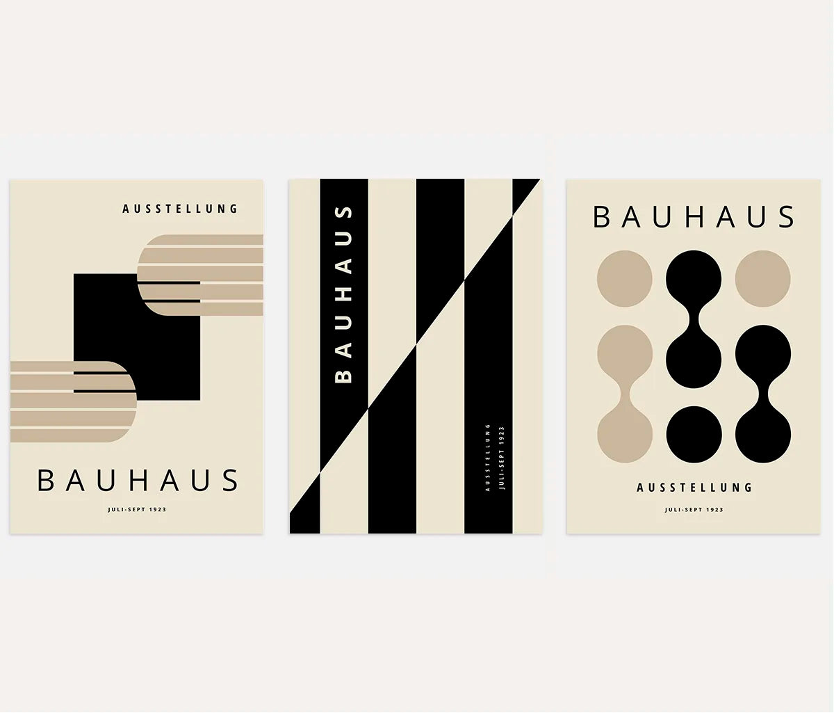 Bauhaus – Set of 3 Posters - Prints