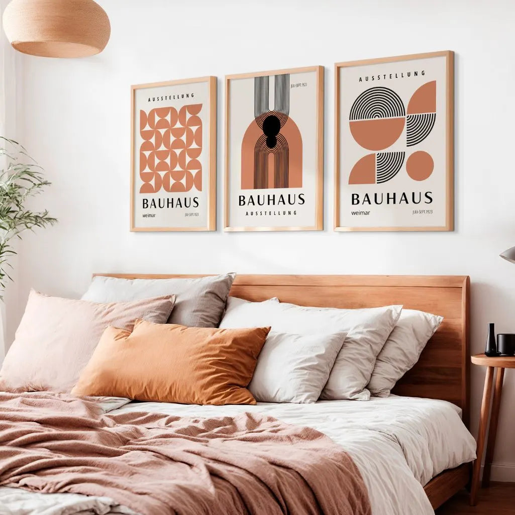 Bauhaus Set of 3 Wall Art Prints