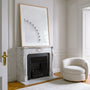 black white london wheel room decor