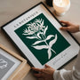 botanical vert poster gallery wall modern minimalist decor