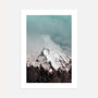 emerald peak poster mountain landscape wall art