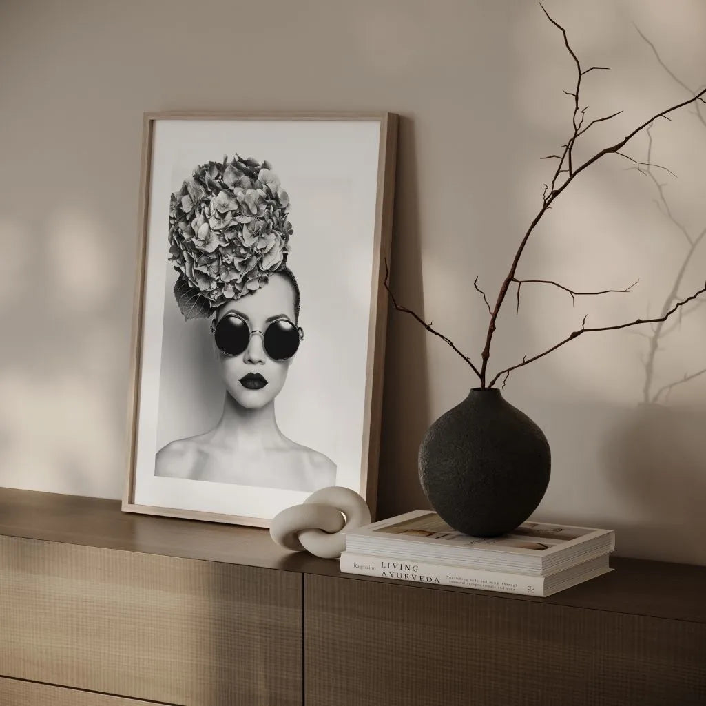 floral poster gallery wall decor