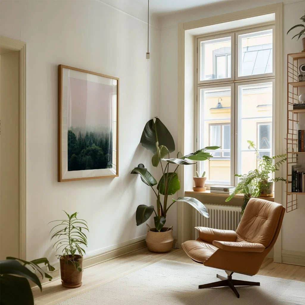 forest in the mist poster soft mist detail