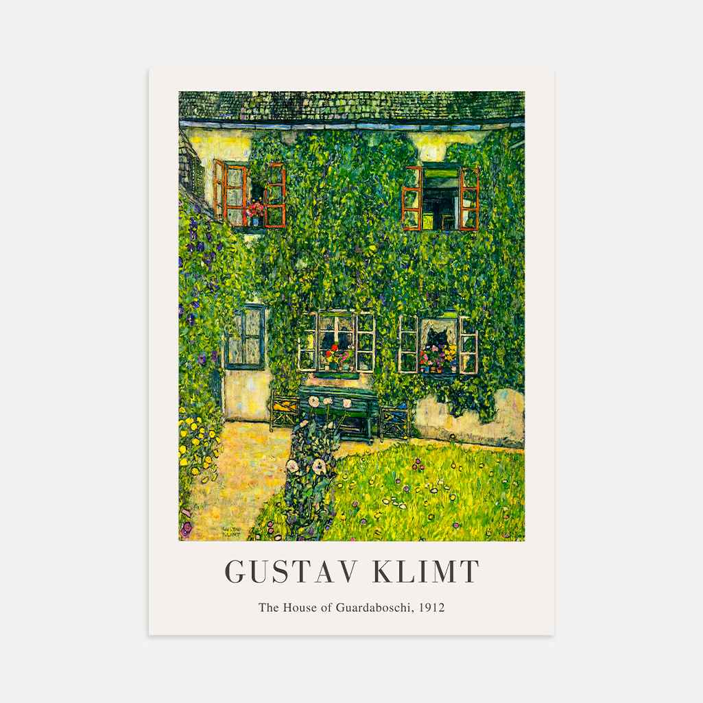 Klimt House of Guardaboschi Poster