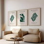 henri matisse botanical style gallery wall set