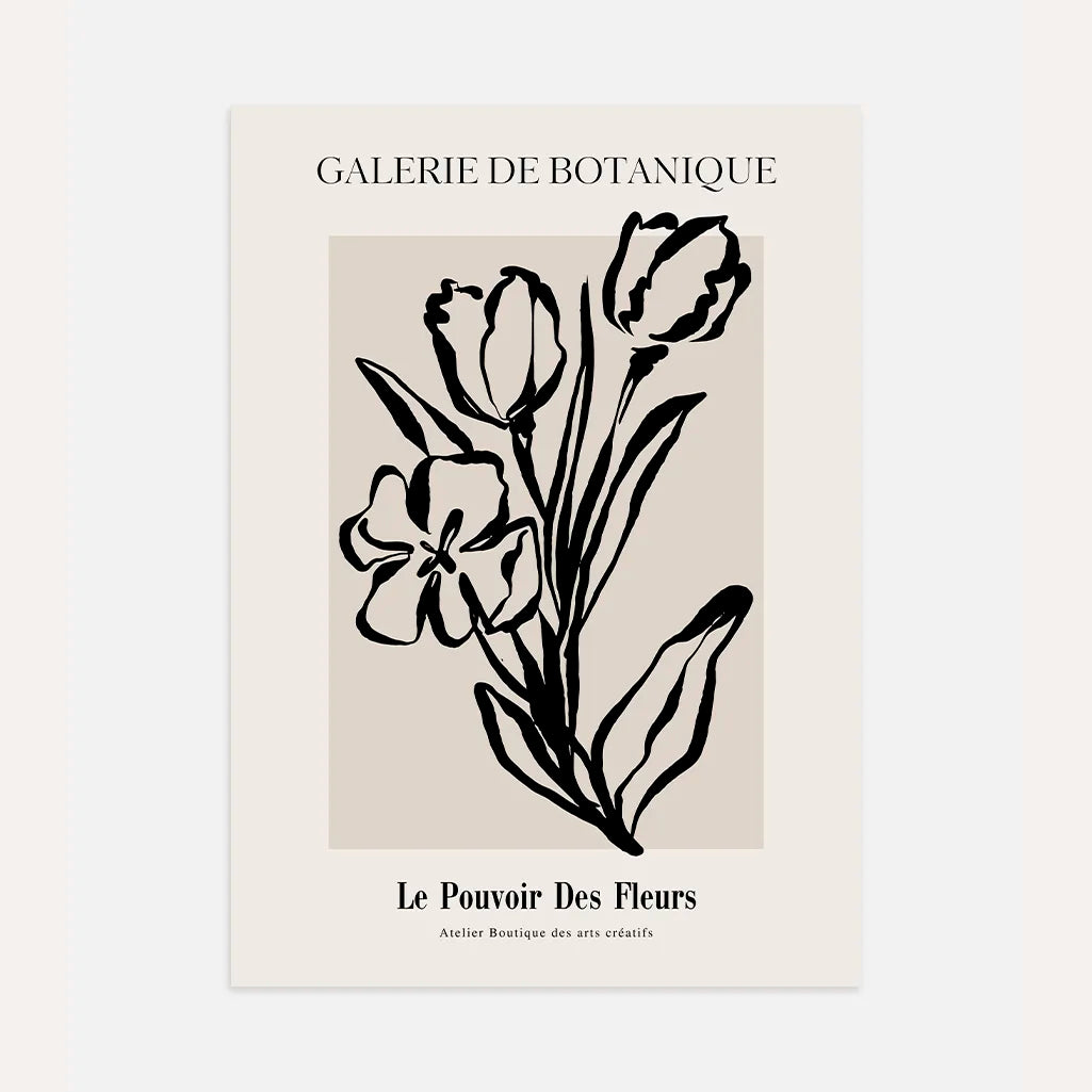 le pouvoir des fleurs poster wall art