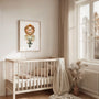 lion bicycle poster kids bedroom wall art
