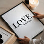 romantic quote poster bedroom wall art