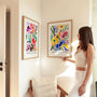 matisse floral poster bedroom soft watercolor wall art