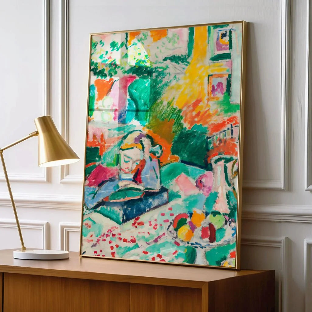 Matisse reproduction poster – bold floral wall art print for gallery wall and contemporary interior decor